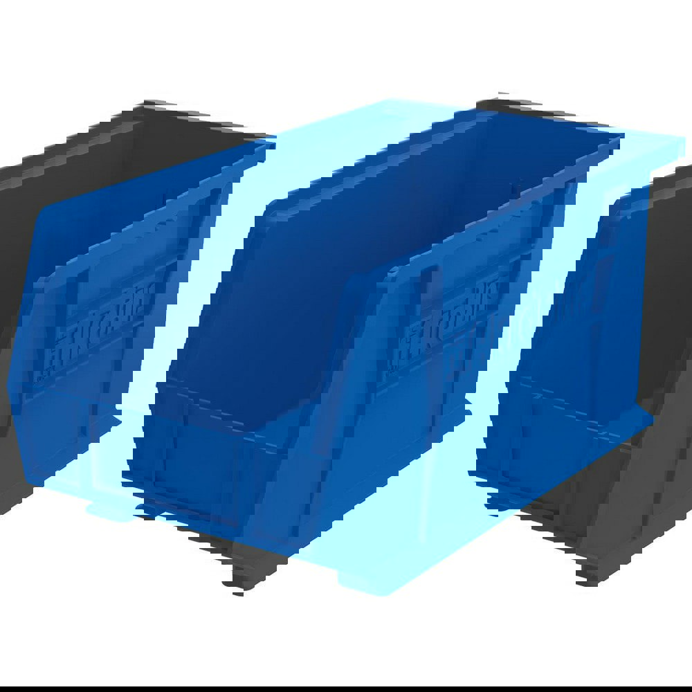 Plastic Hopper Stacking Bin: Blue